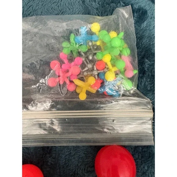 Vintage Disney Mickeys Candy Company Bag with Jacks and Bouncy Balls Lot - Picture 5 of 7